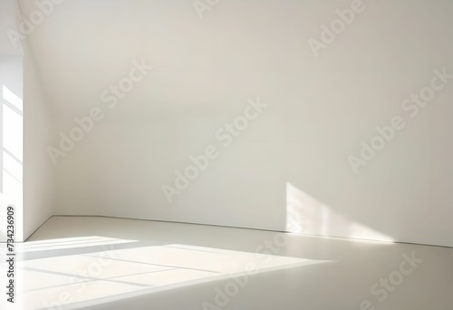 minimallist, white background, shadow. Generative AI. 