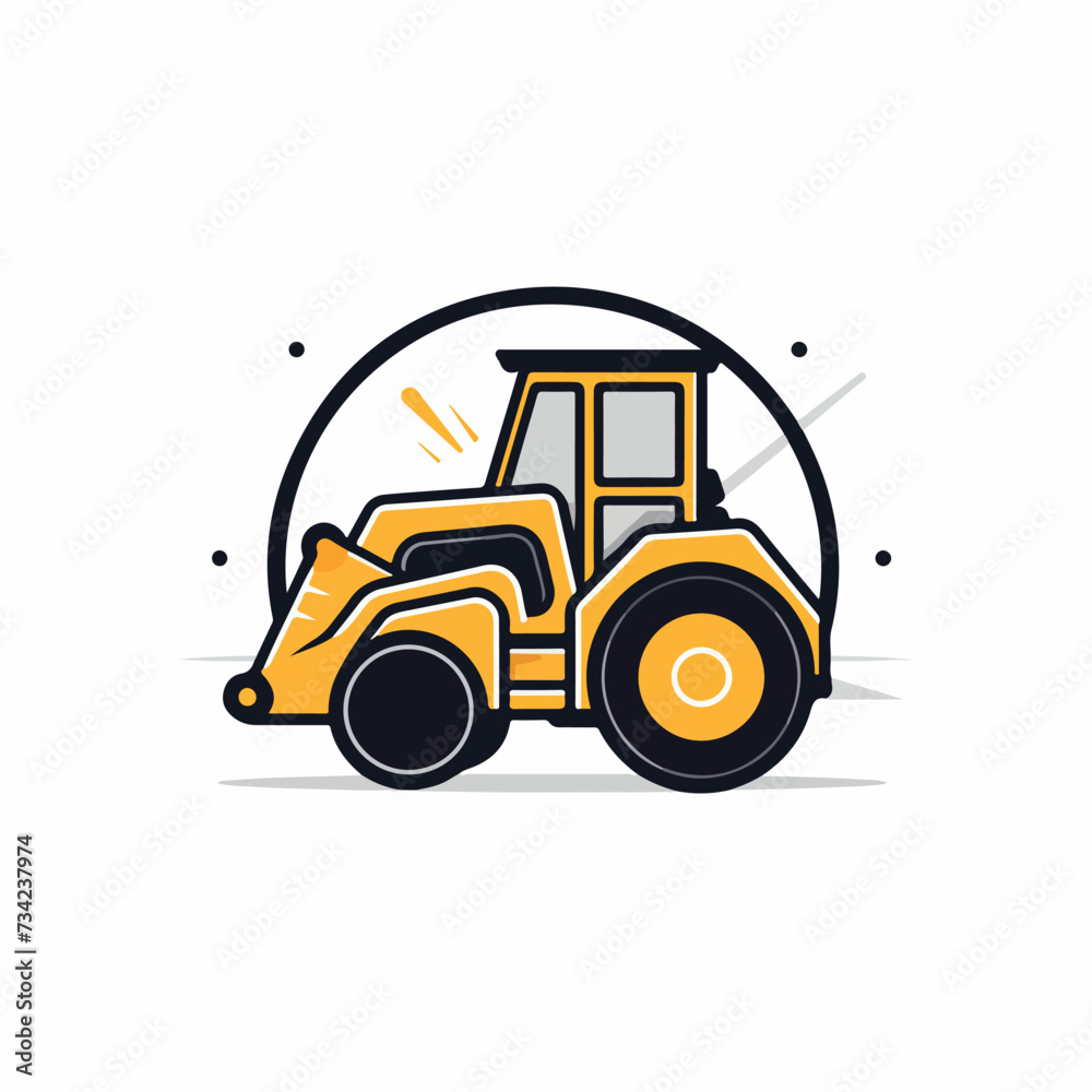 Construction in cartoon, doodle style. Image for t-shirt, web, mobile apps and ui. Isolated 2d vector illustration in logo, icon, sketch style, Eps 10. AI Generative