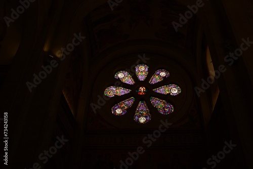 南フランスの教会のステンドガラス