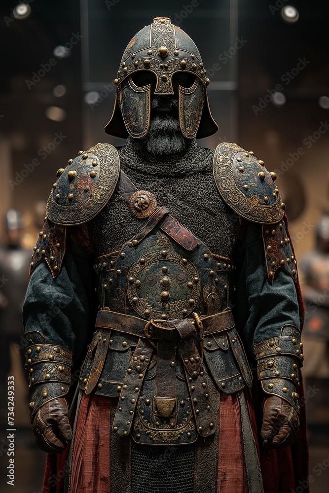 Fototapeta premium medieval knight in armor