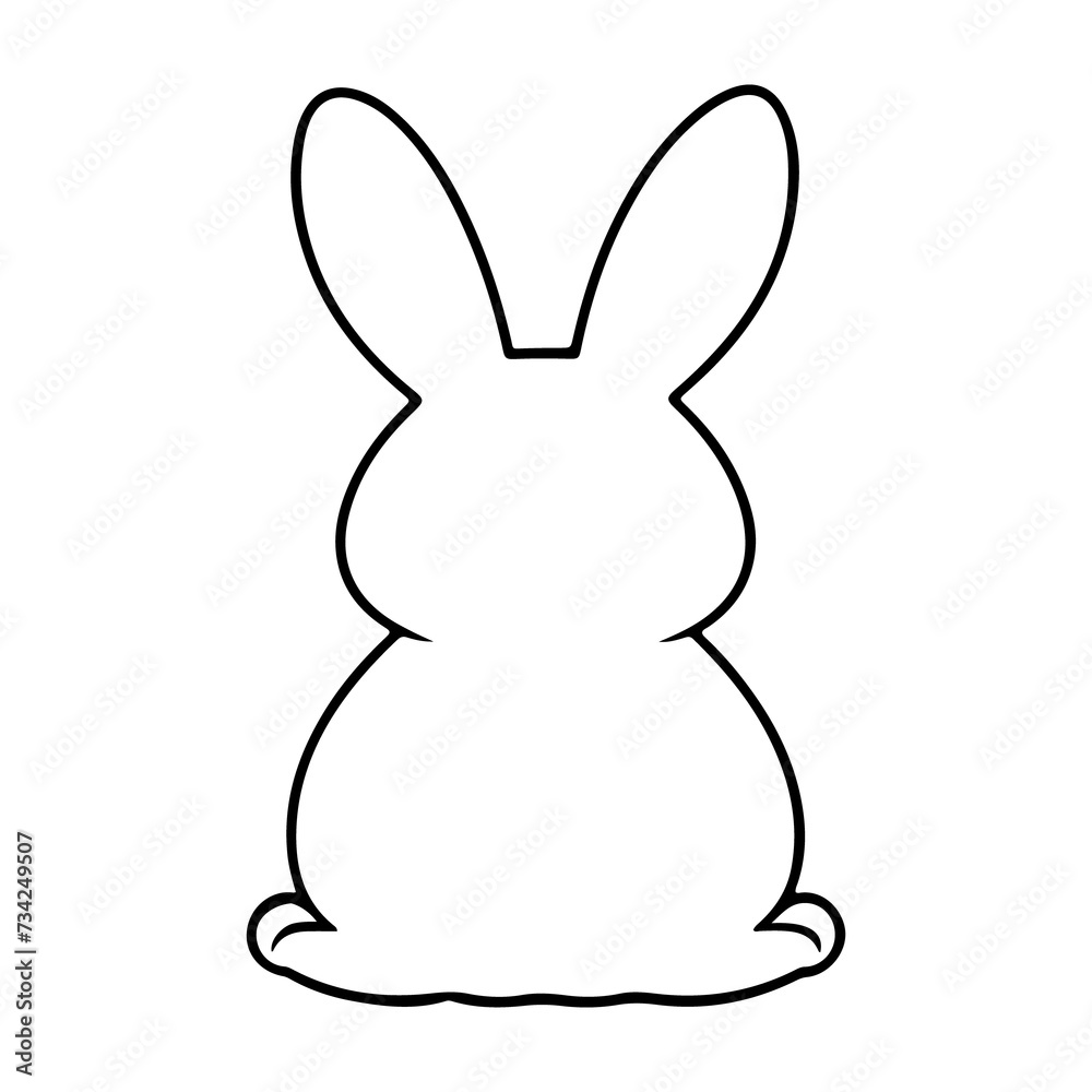 Easter egg with bunny ears, Easter egg with bunny ears illustration Easter egg with bunny ears, Easter egg with bunny ears illustration