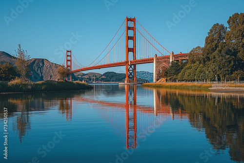 Tranquil Morning at San Francisco's Golden Gate