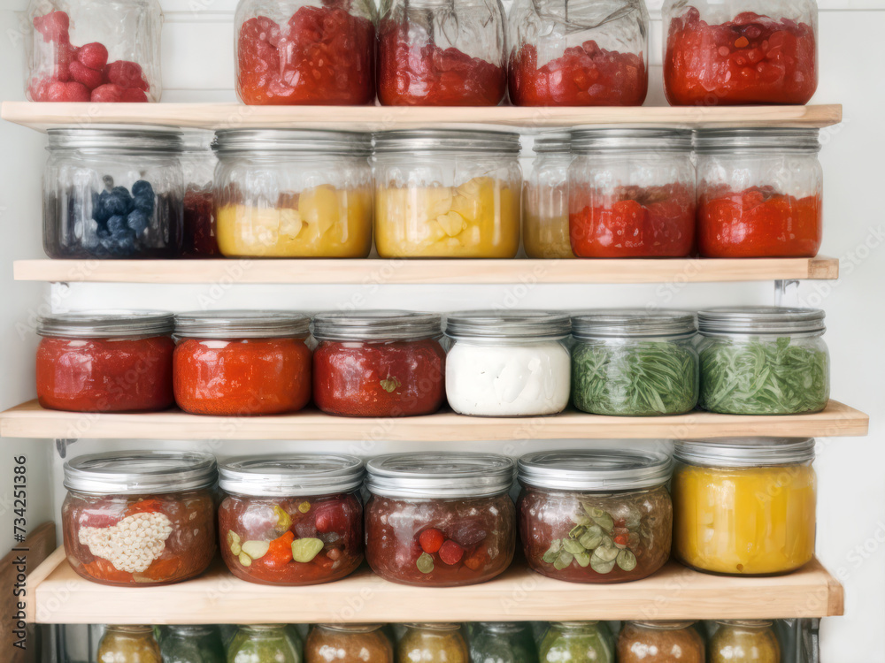 Assorted fruit and vegetable preserves Assorted fruit and vegetable preserves