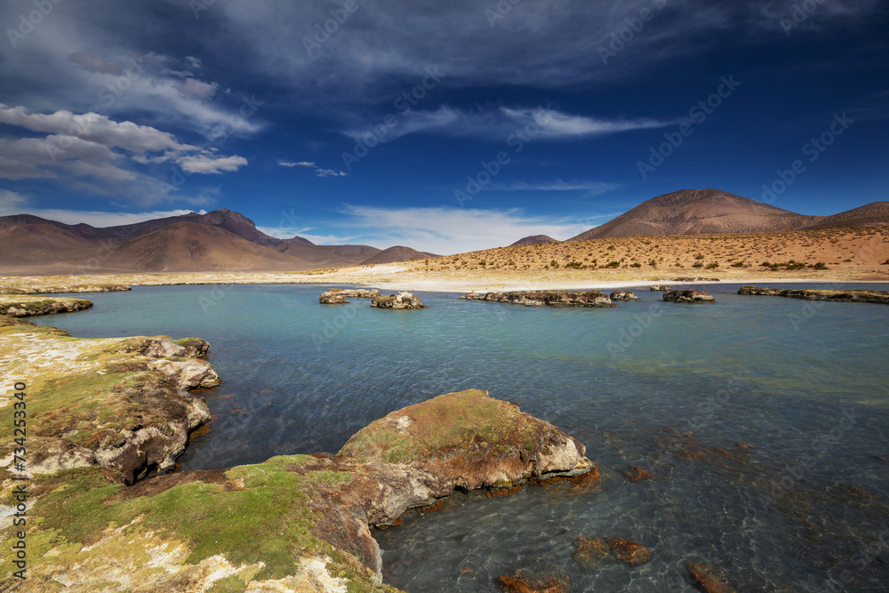 Hot springs in Chile