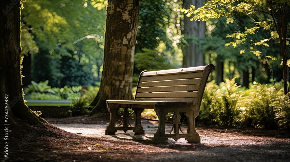 Naklejka premium indoor bench seating