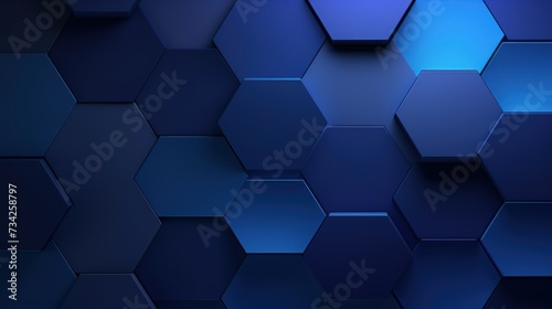 Abstract background with texture lines and shapes. Hexagon.