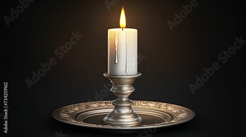 wax candle clipart