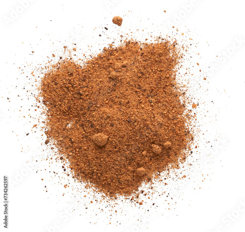 Nutmeg Spice Pile Amazing Cutout Details - Ready to use PNG Cutout Premium Isolated Image © Layer-Lab