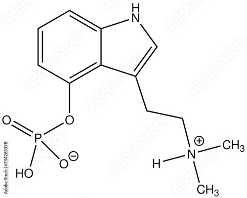 Psilocybin Halluzinogen Chemie Strukturformel
