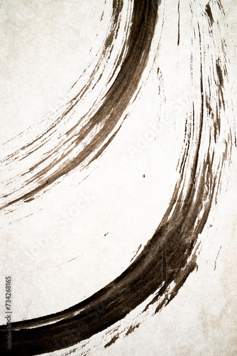 Japanese calligraphy design on Japanese paper