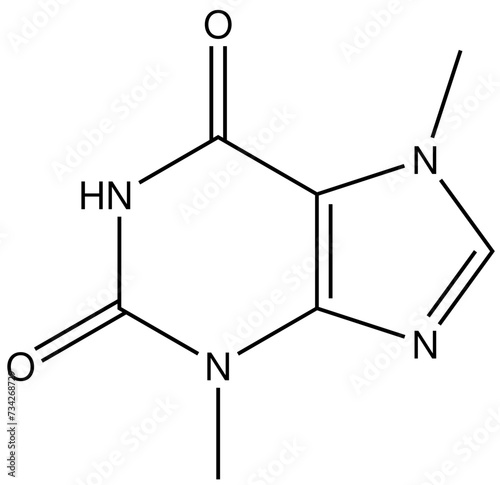 Theobromin Kakao Cacao Chemie Strukturformel