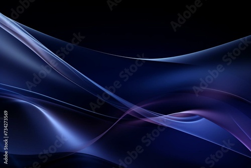 A sophisticated and stylish dark blue abstract background with a touch of elegance. Generative AI