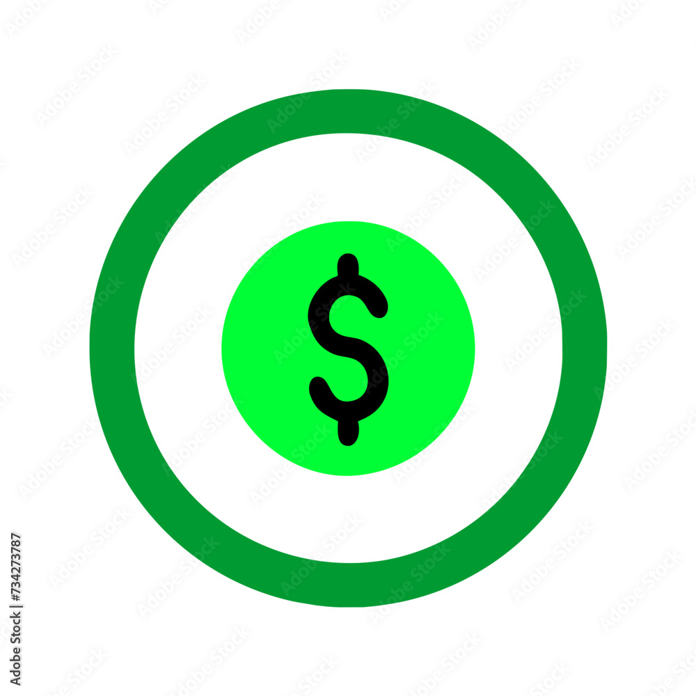 dollar sign icon dollar sign icon