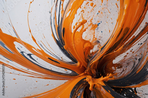 Colorful paint splash abstract background