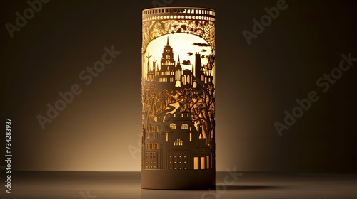 tradition jewish memorial candle photo