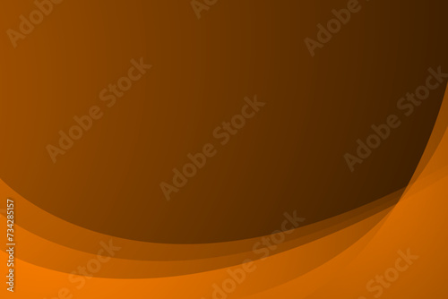 Abstract gradient background with Brown wave and black shadow color. Vector illustration