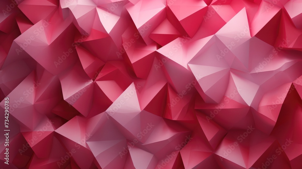 Obraz premium Abstract geometric background in pink shades