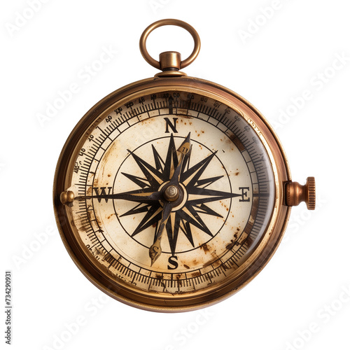 Obraz na płótnie compass on transparent background w salonie
