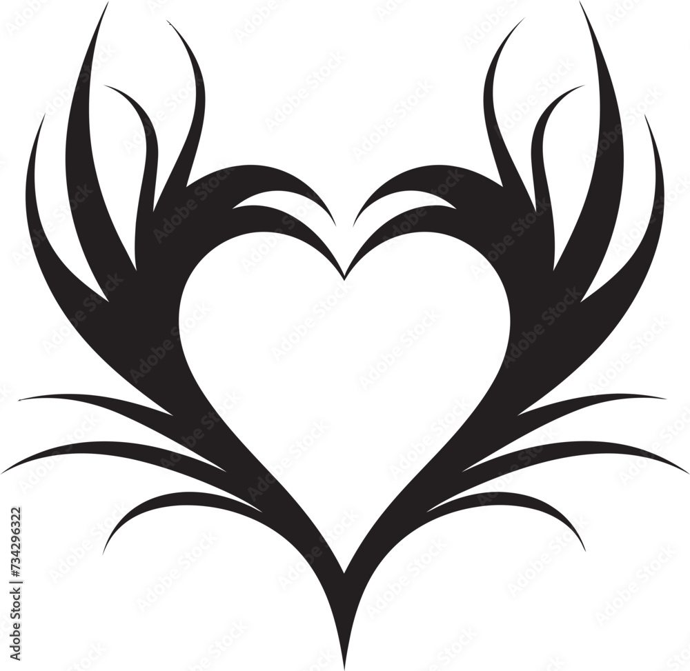 Minimalist Heart Icon Stylish Black Vector Graphic Design with Abstract Elements Elegant Black Heart Minimalistic Black Vector Graphic Design with Decorative Flourishes Minimalist Heart Icon Stylish Black Vector Graphic Design with Abstract Elements Elegant Black Heart Minimalistic Black Vector Graphic Design with Decorative Flourishes