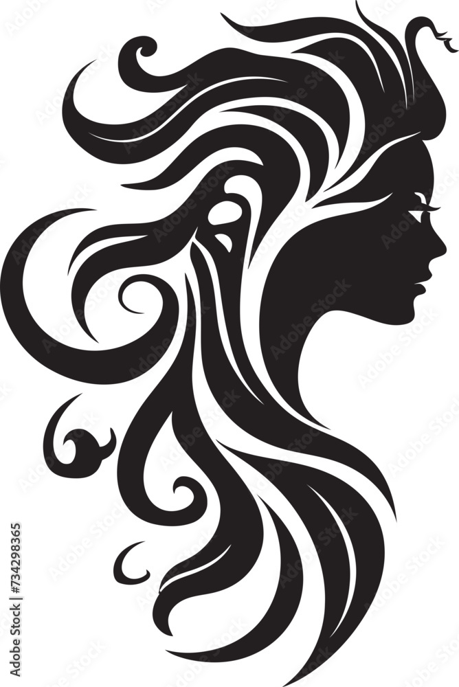 Enigmatic Expression Elegant Vector Graphic of Black Woman Face Dark Reflections Sophisticated Abstract Woman Face Symbol Enigmatic Expression Elegant Vector Graphic of Black Woman Face Dark Reflections Sophisticated Abstract Woman Face Symbol