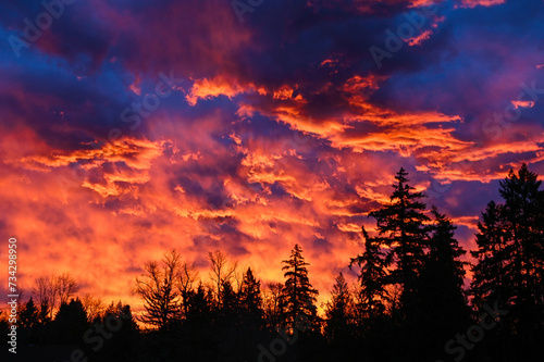 Obraz na płótnie Oregon Sunrise