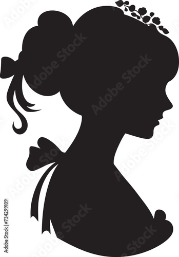 Ethereal Enigma Intriguing Abstract Woman Face Vector Art Midnight Muse Contemporary Black Woman Face Vector Graphic