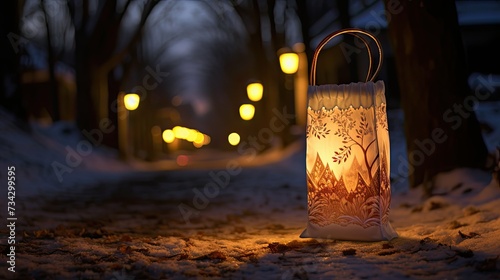 lantern candle bag photo