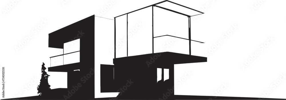 Shadowed Scenes Modern Vector Icons Noir Neoclassic Stylish Abstract Architectures Shadowed Scenes Modern Vector Icons Noir Neoclassic Stylish Abstract Architectures