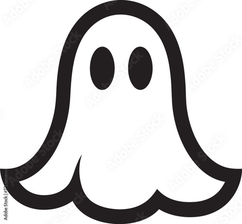 Itty Bitty Boo Bonds Tiny Ghost Illustrations Wee Ghostly Fantasies Adorable Black Ghost Icons