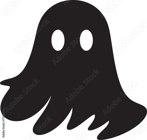Diminutive Haunted Hugs Charming Vector Graphics Lilliputian Ghostly Magic Mini Ghost Icons