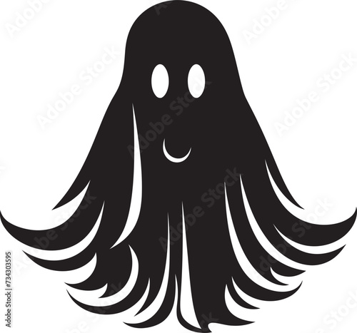 Diminutive Spirit Whispers Enchanting Vector Graphics Teensy Tiny Ghostly Companions Tiny Ghost Icons