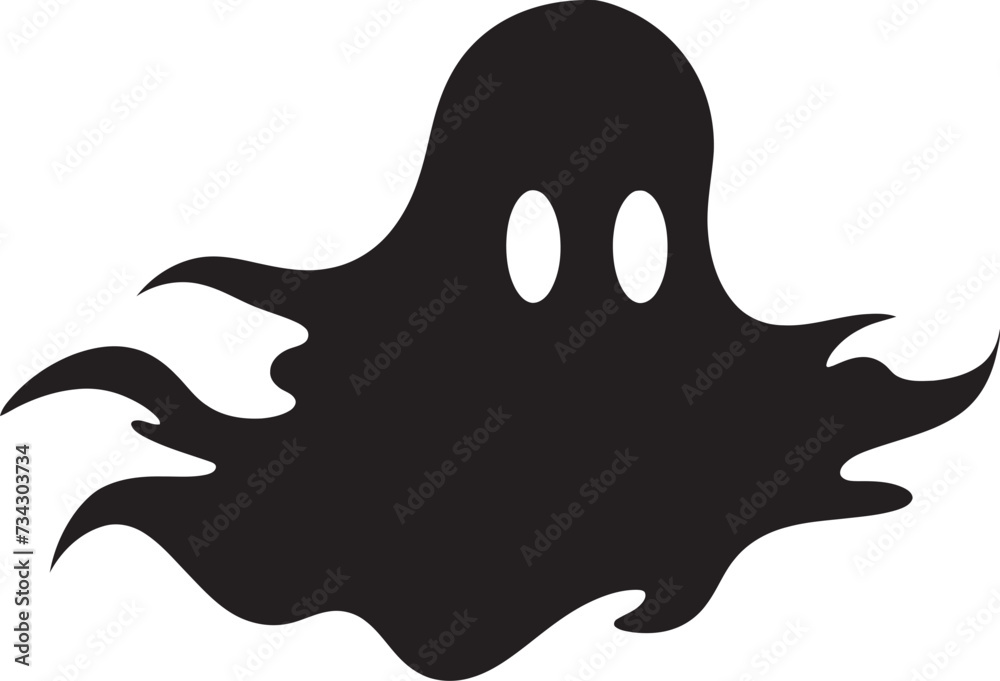 Miniature Haunted Hugs Charming Black Ghost Symbols Itty Bitty Boo Bunch Cute Vector Designs Miniature Haunted Hugs Charming Black Ghost Symbols Itty Bitty Boo Bunch Cute Vector Designs
