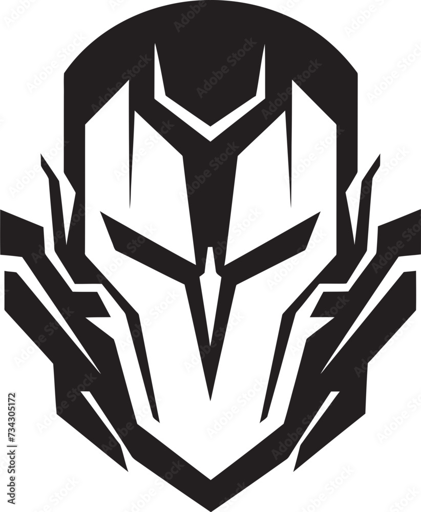 Cybernetic Visionary Vector Android Face Design Futuristic Interface Cyberrobot Head Icon Cybernetic Visionary Vector Android Face Design Futuristic Interface Cyberrobot Head Icon