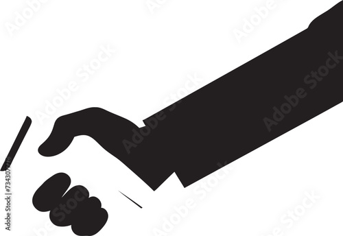 Concordance Icon Vector Handshake Symbol Alliance Compact Black Handshake Graphic