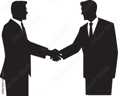 Concordance Pact Vector Handshake Design Alliance Compact Black Handshake Graphic