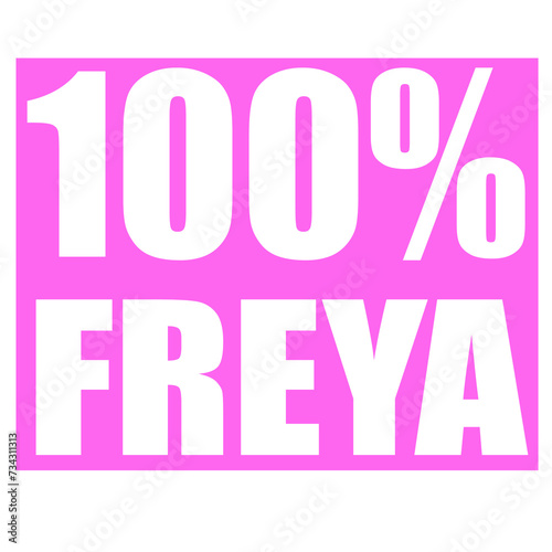 Freya name 100 percent png