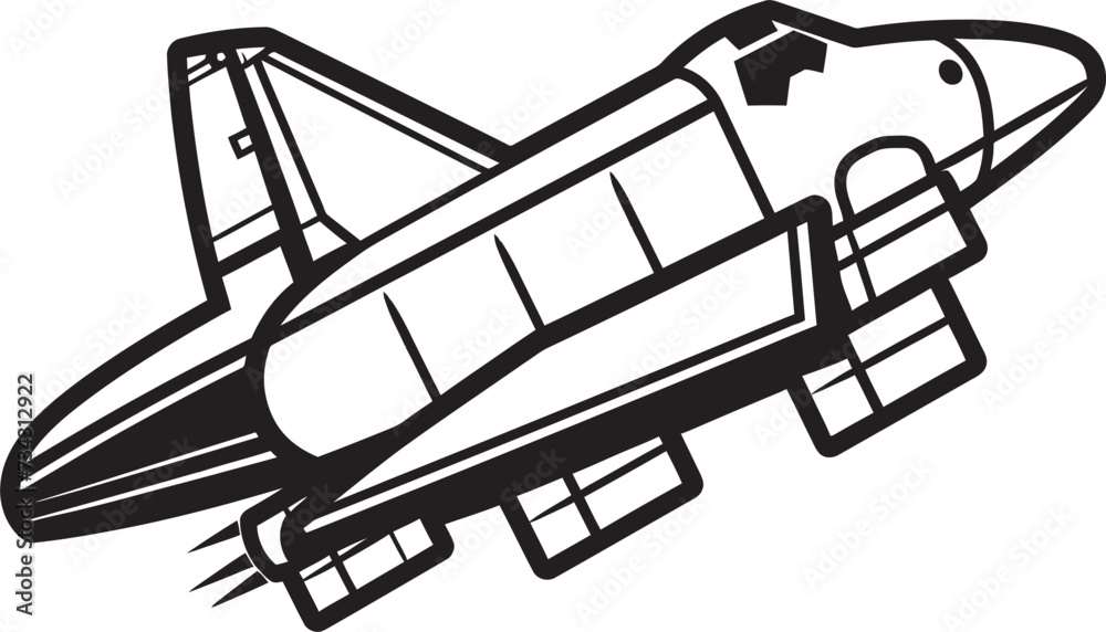 Nebula Navigator Black Icon of Space Rocket Celestial Conqueror Vector Rocket Sketch in Black Nebula Navigator Black Icon of Space Rocket Celestial Conqueror Vector Rocket Sketch in Black