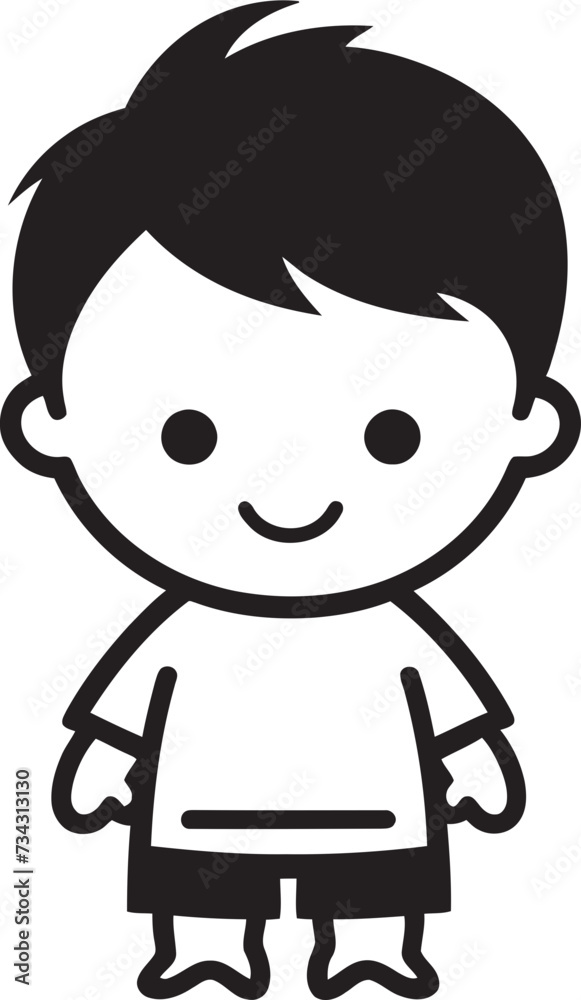 Precious Pixie Black Icon of Toddler Face Cherished Child Vector Toddler Face in Black Precious Pixie Black Icon of Toddler Face Cherished Child Vector Toddler Face in Black