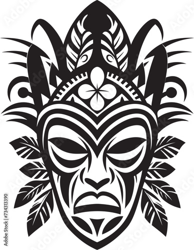 Little Lamb Vector Design of Toddlers Face in Noir Blissful Babe Black Icon of Childs Face