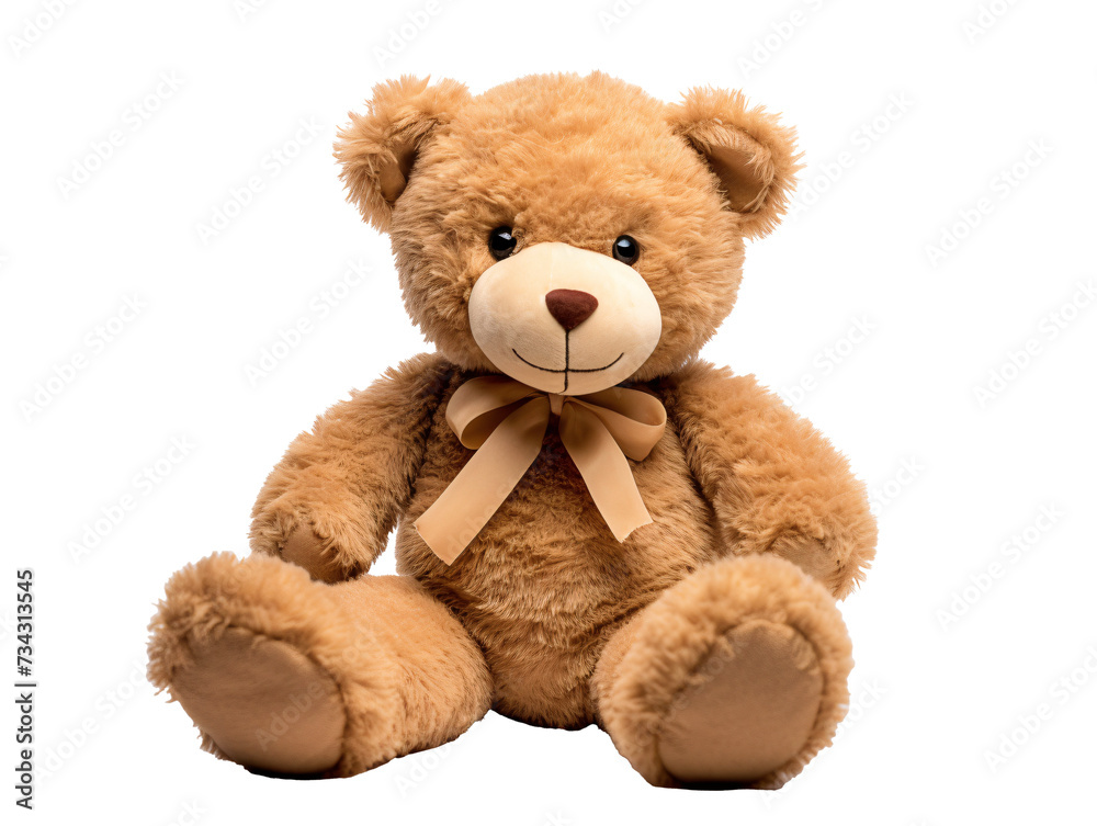 a teddy bear with a bow