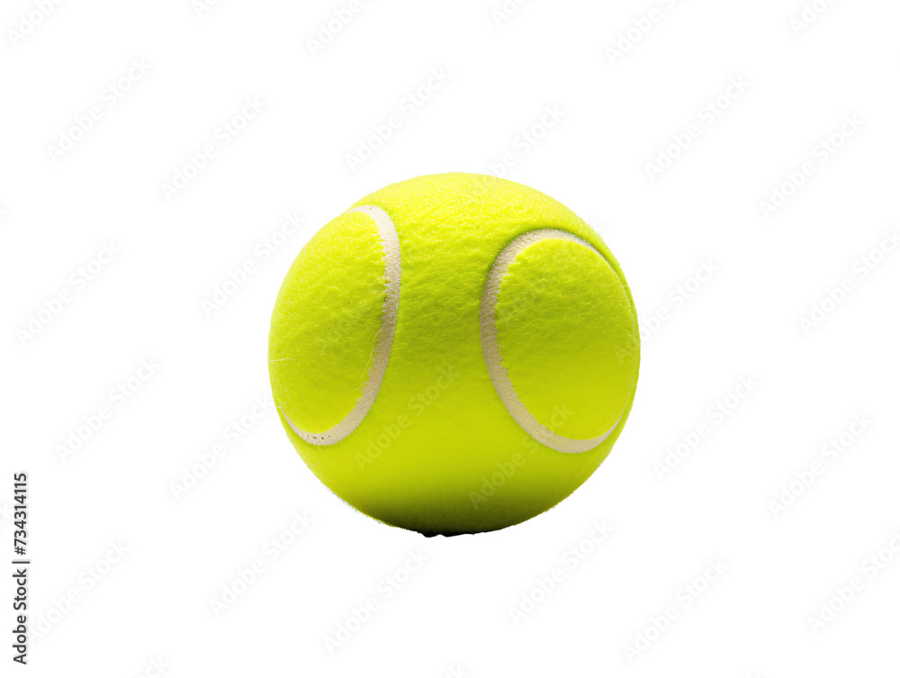 a close up of a tennis ball