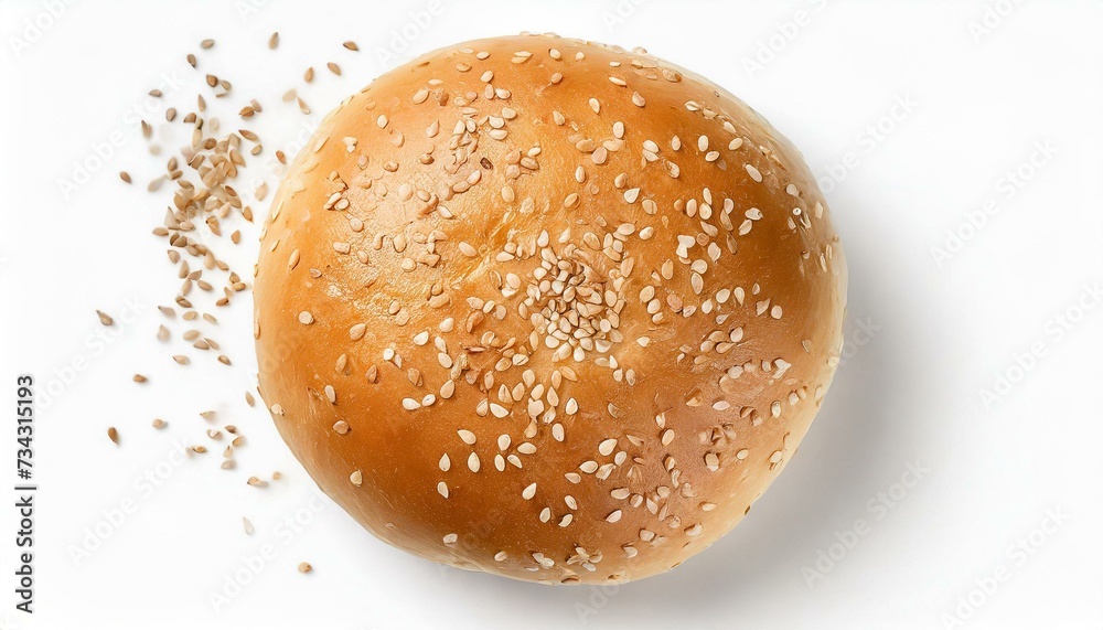 Shot of a hamburger bread bun Shot of a hamburger bread bun