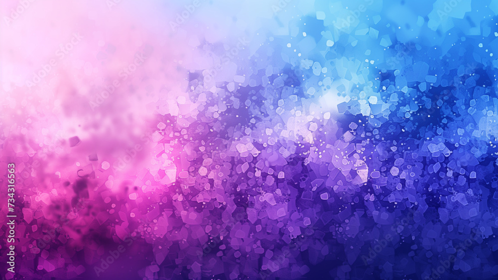 Digital Dusk: Blue and Purple Pixel Art Gradient