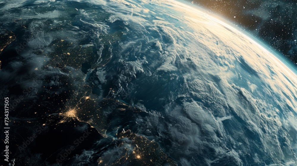 Fototapeta premium planet Earth generative ai