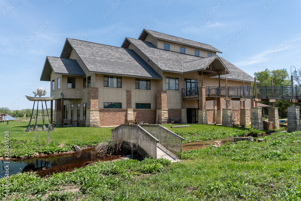 Maquoketa, Iowa Hurstville Interpretive Center headquarters of Jackson