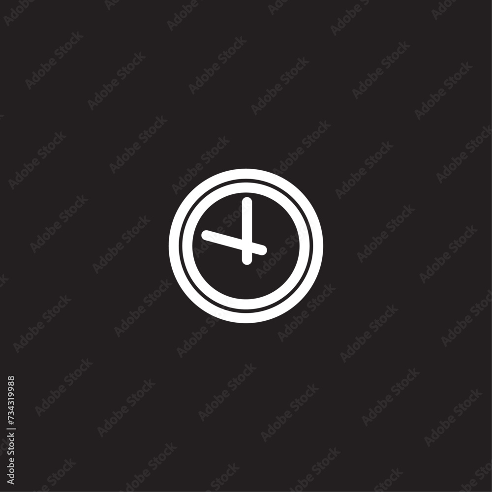 Clock flat vector design Clock flat vector design