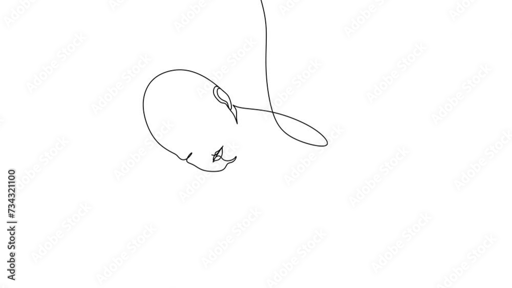 The embryo of the child's development video 4K one line. The embryo of the child's development video 4K one line.