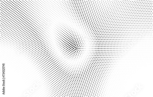 Gritty noise texture with a sand like dissolve effect, grain and dot patterns. Flat vector illustration isolated on white background.