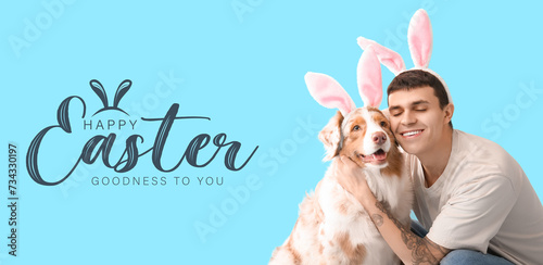 Easter banner with Australi...