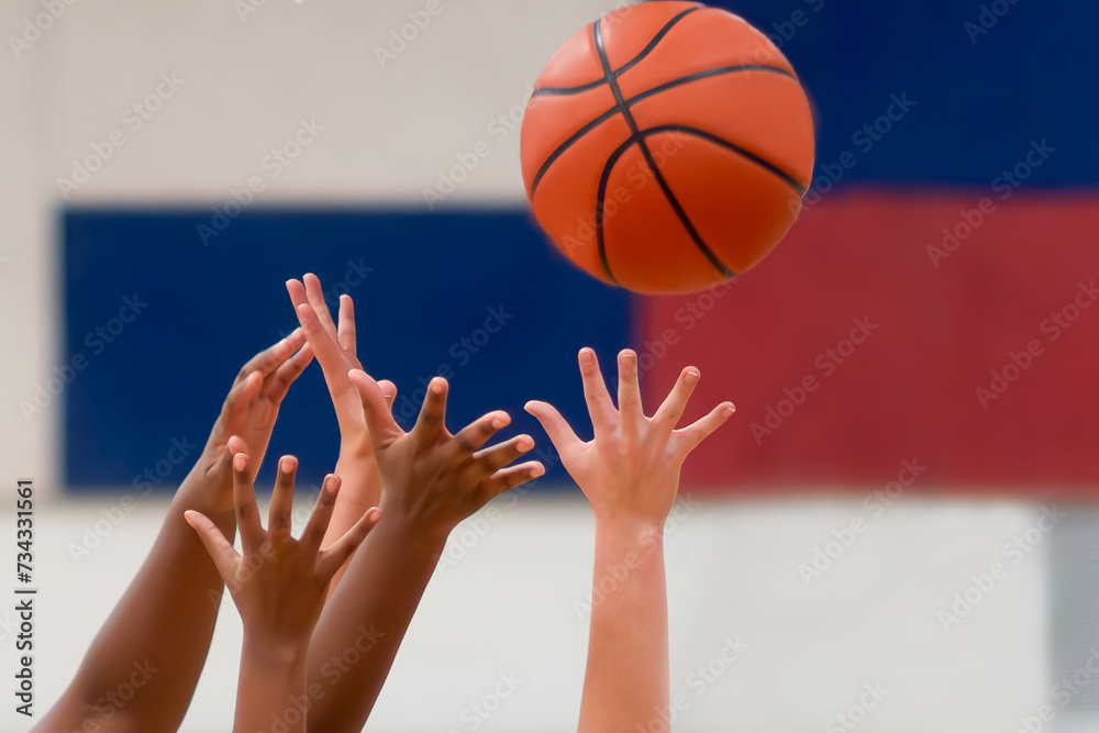Reaching for the Basketball